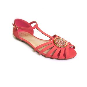 Bamboo

Lynda-29 Caged Front Coin Ballerinas Coral